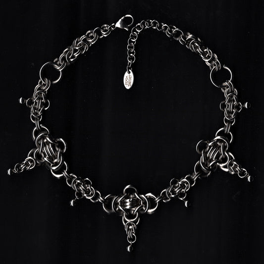 Chunky Chainmail Choker. MADE-TO-ORDER.