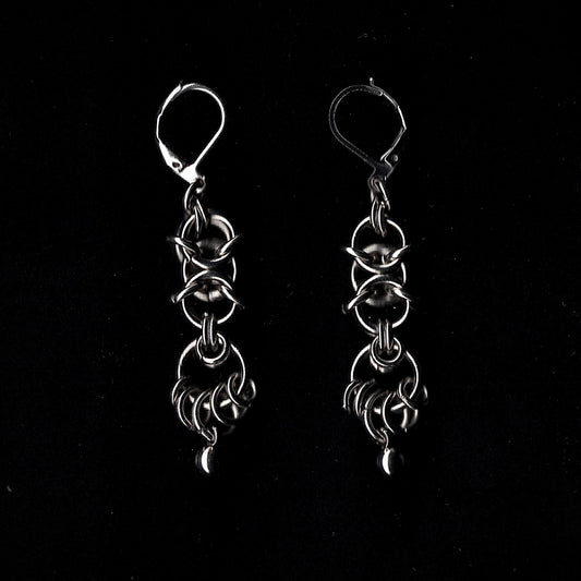 Chainmail Armour Earrings.