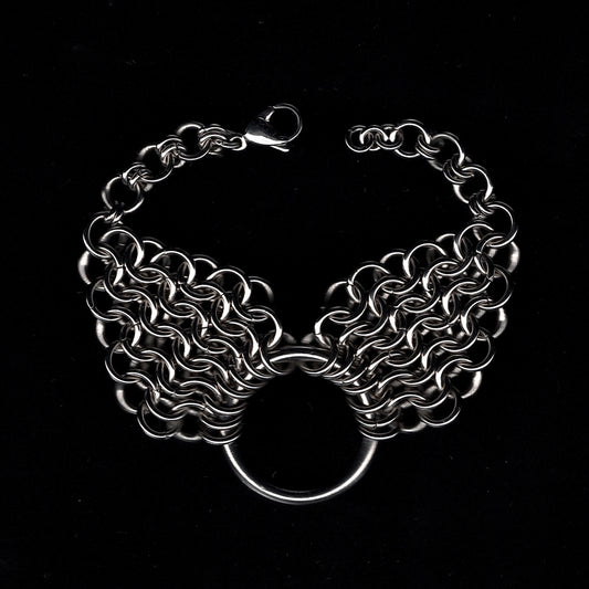 O-ring Armour. Chainmail Bracelet.