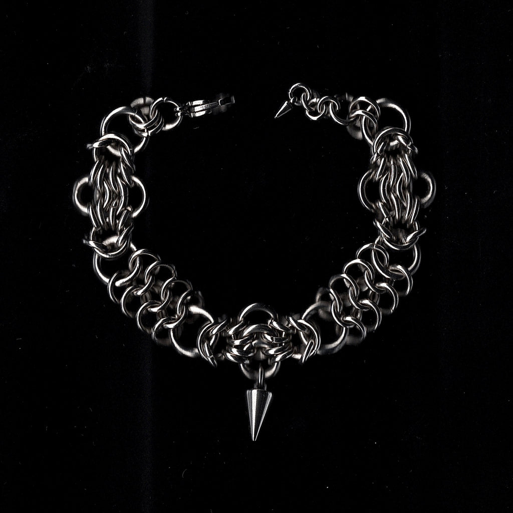 Chainmail Spike Bracelet. MADE-TO-ORDER