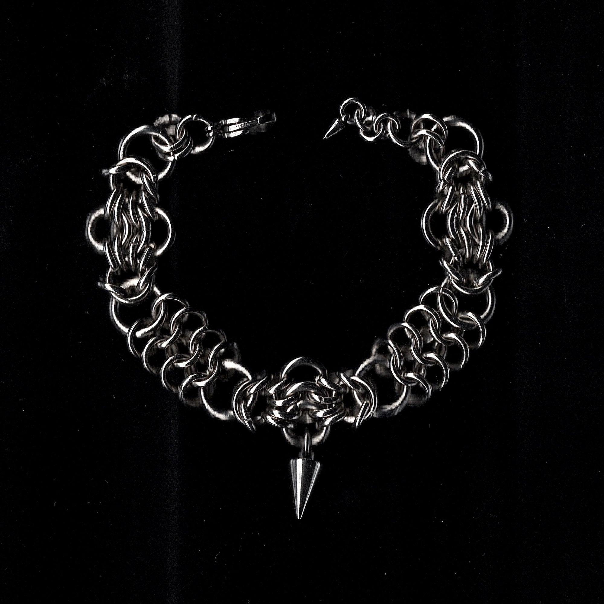 Chainmail Spike Bracelet. MADE-TO-ORDER