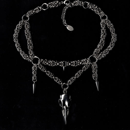 The Raven. Chainmail choker.