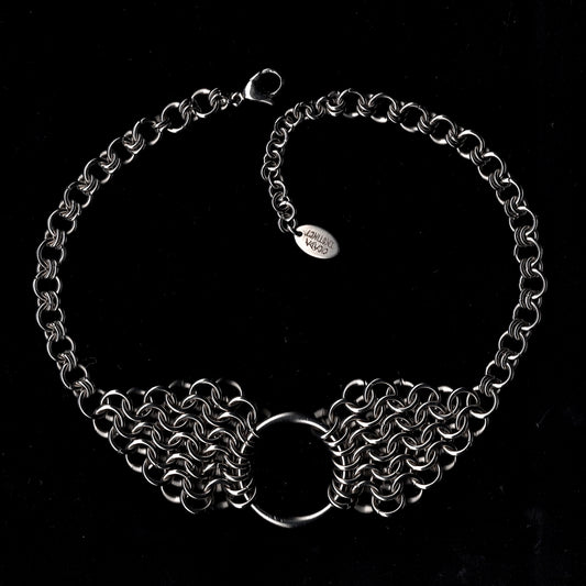 O-ring Armour. Chainmail Choker.