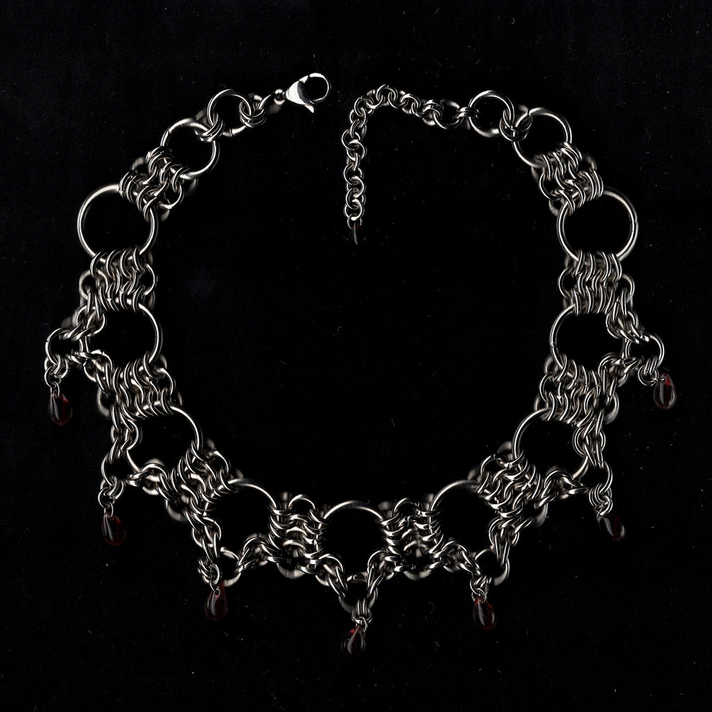 My Undead Love. Chainmail Choker. MADE-TO-ORDER.