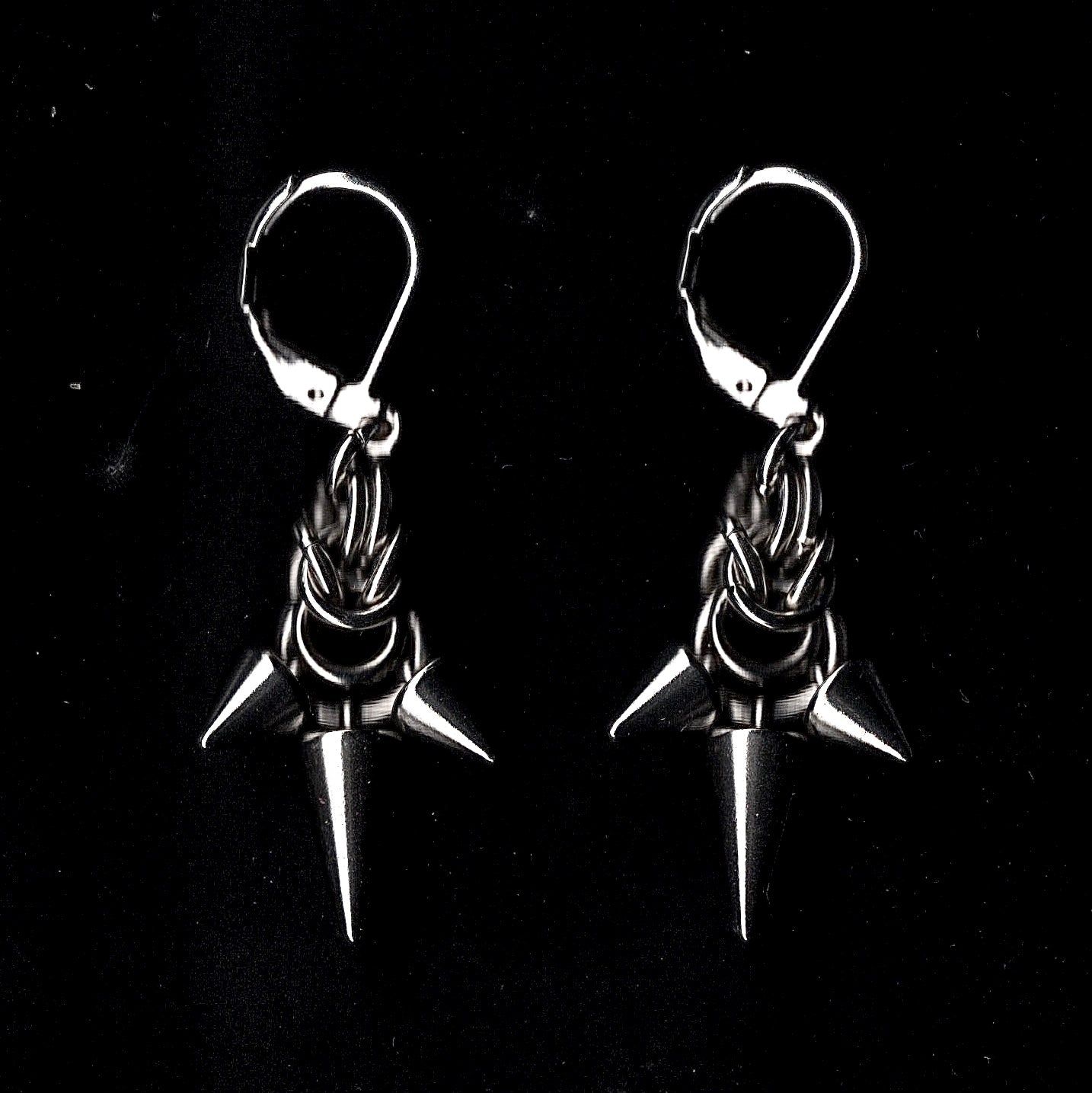 Dainty Spike Earrings.