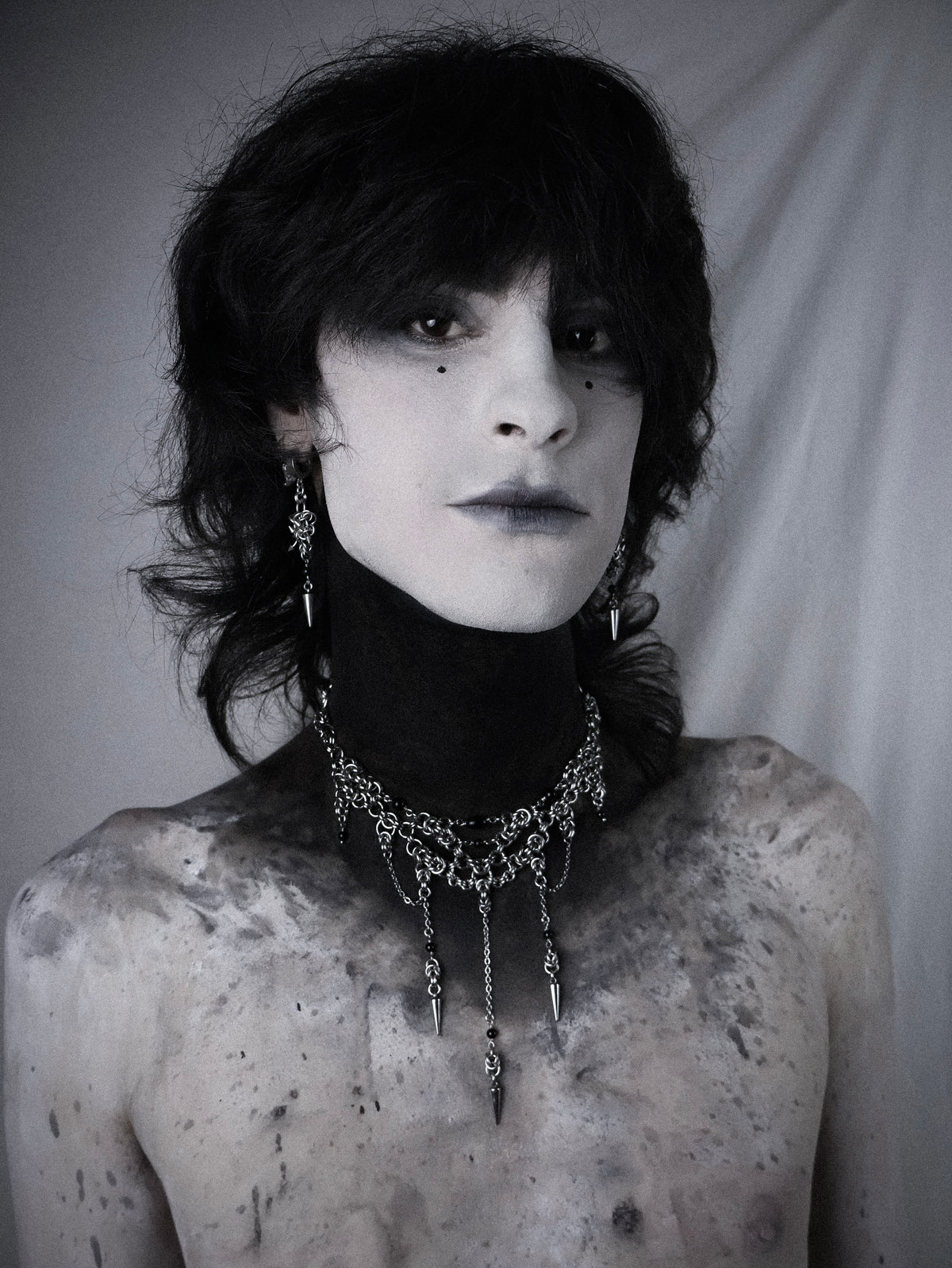 Onyx Enigma. Chainmail Choker.