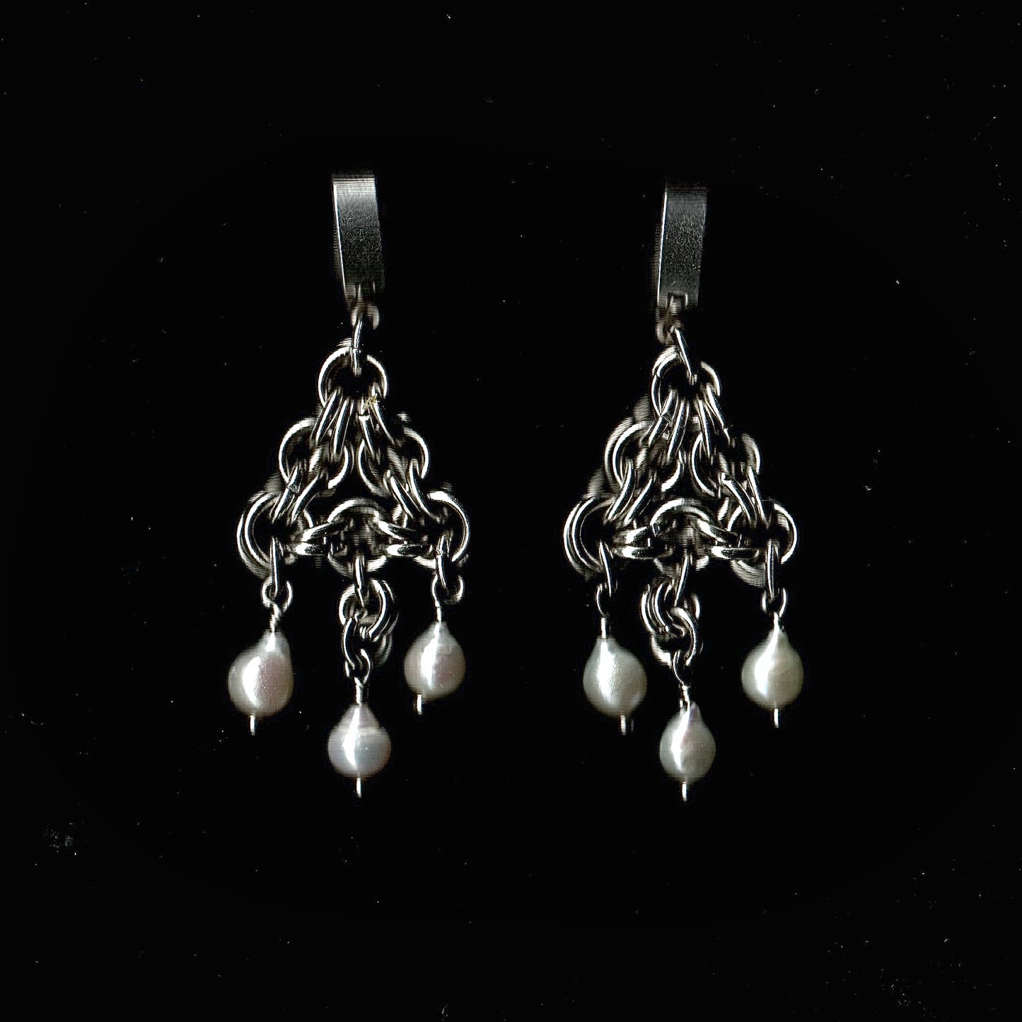 Freshwater Pearl Droplet Earrings. MADE-TO-ORDER.