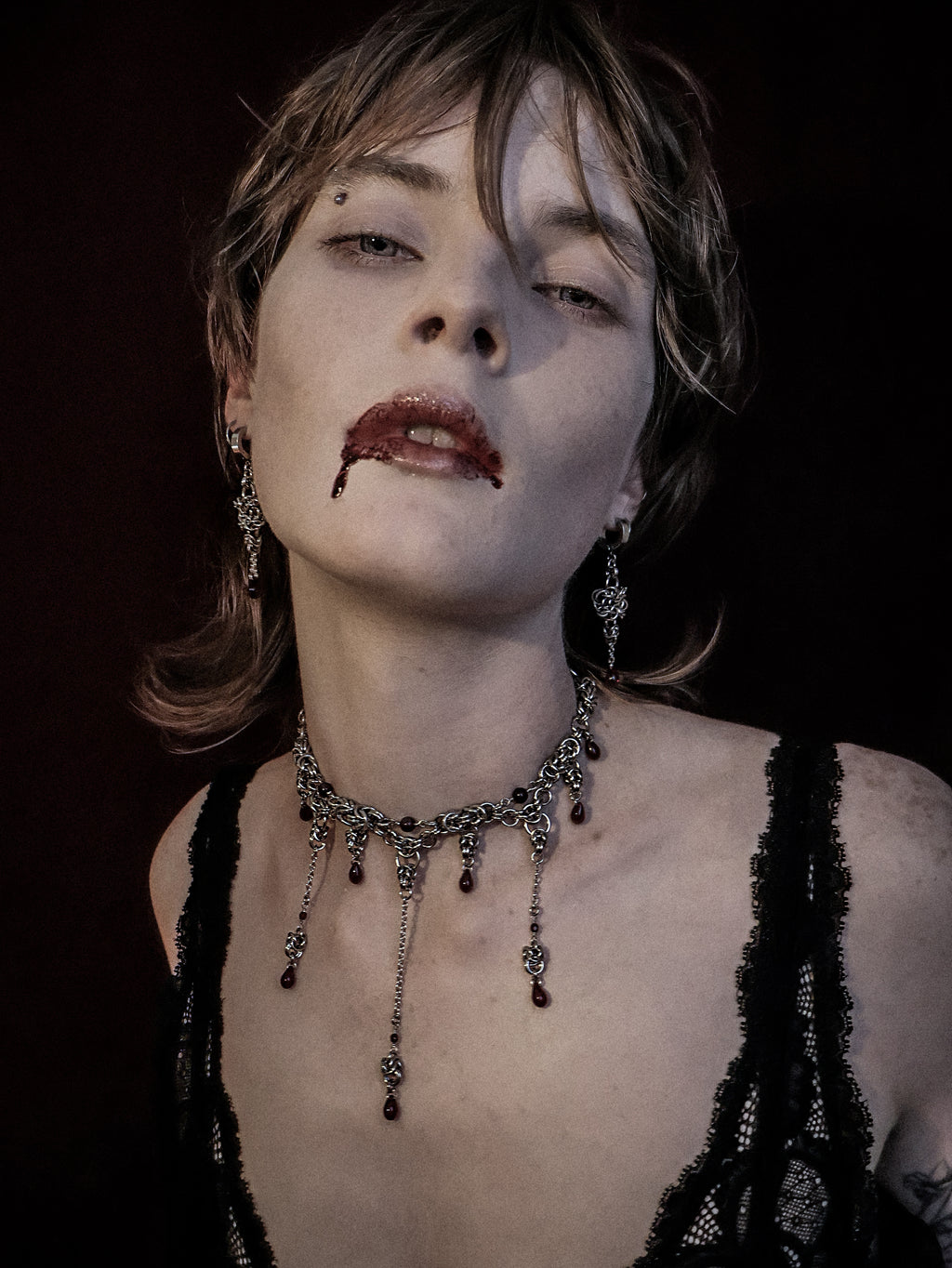 Carnage. Chainmail Choker. MADE-TO-ORDER.