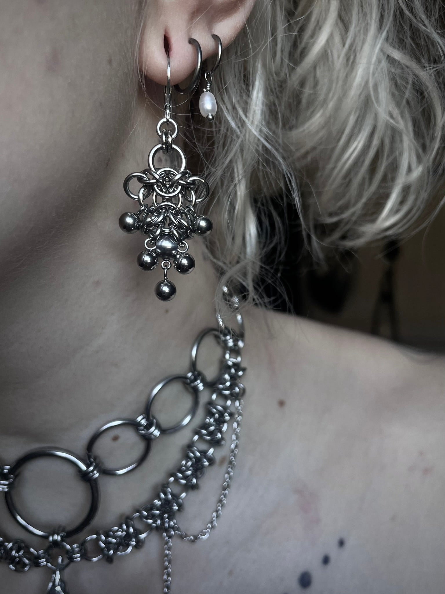 Chainmail Earrings