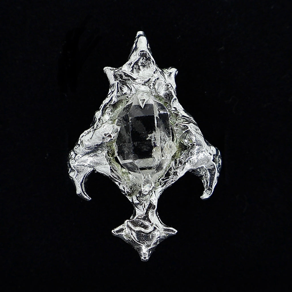Herkimer Diamond Ring.