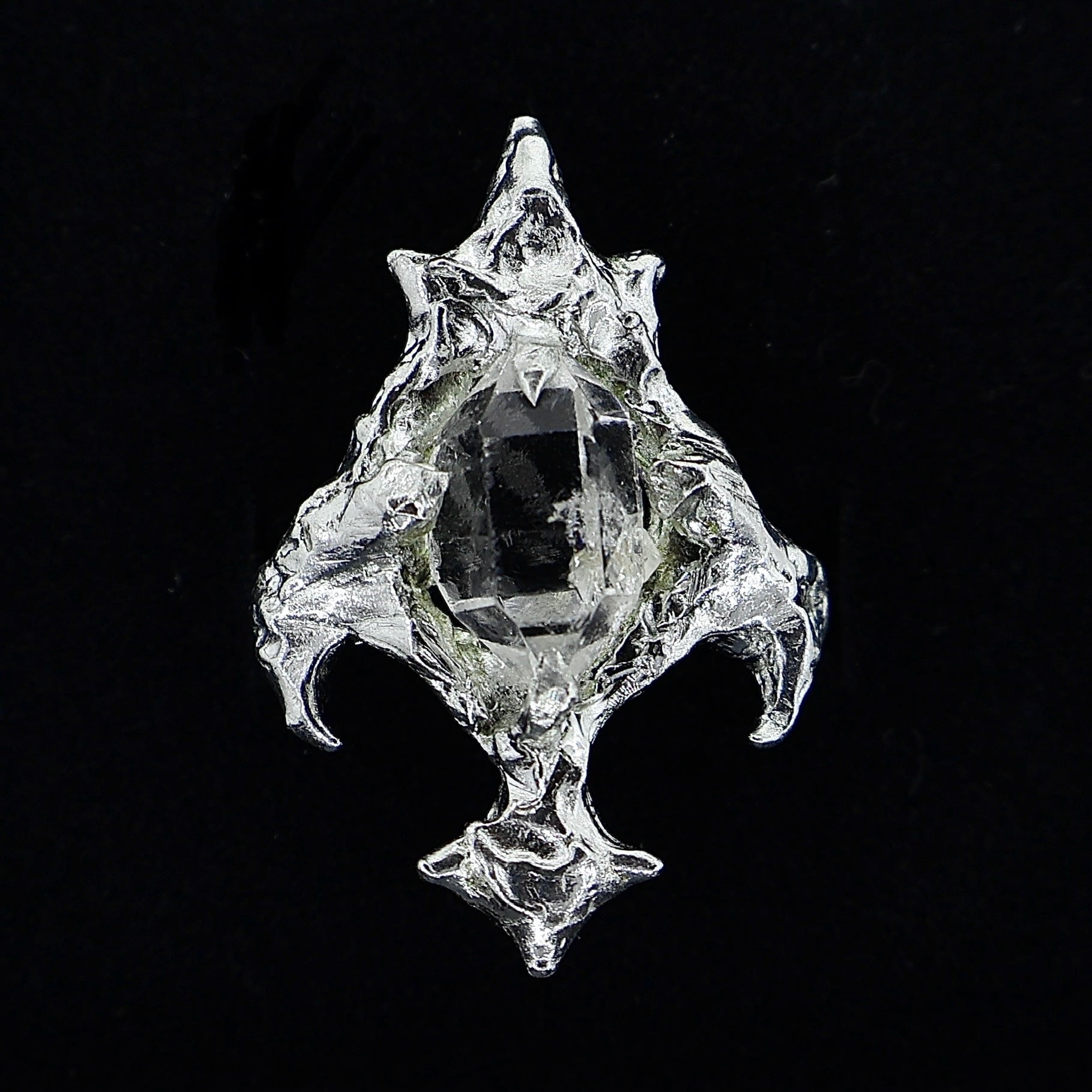 Herkimer Diamond Ring.