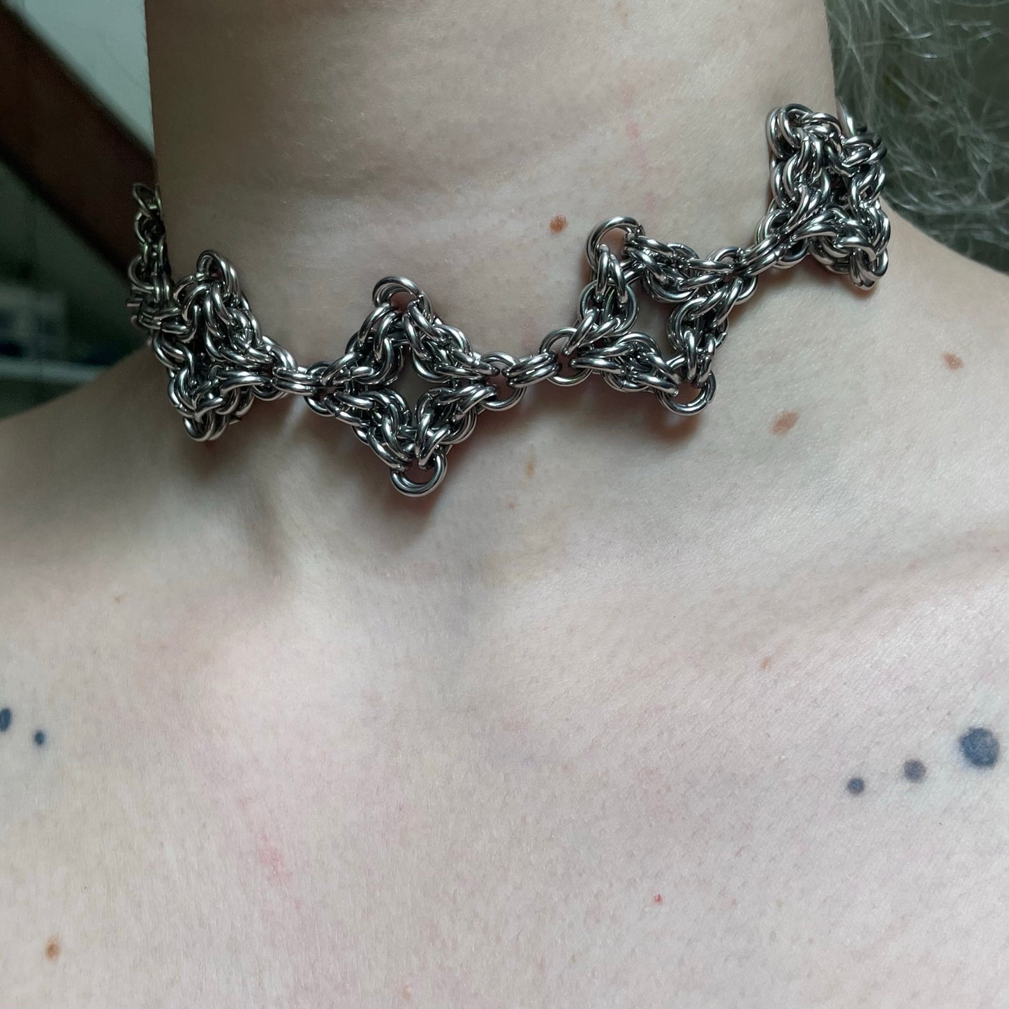 Chunky Chainmail Choker.