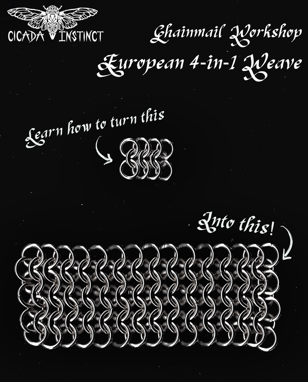 CHAINMAIL ARMOUR WORKSHOP. GOREJUNCTION June 11th.