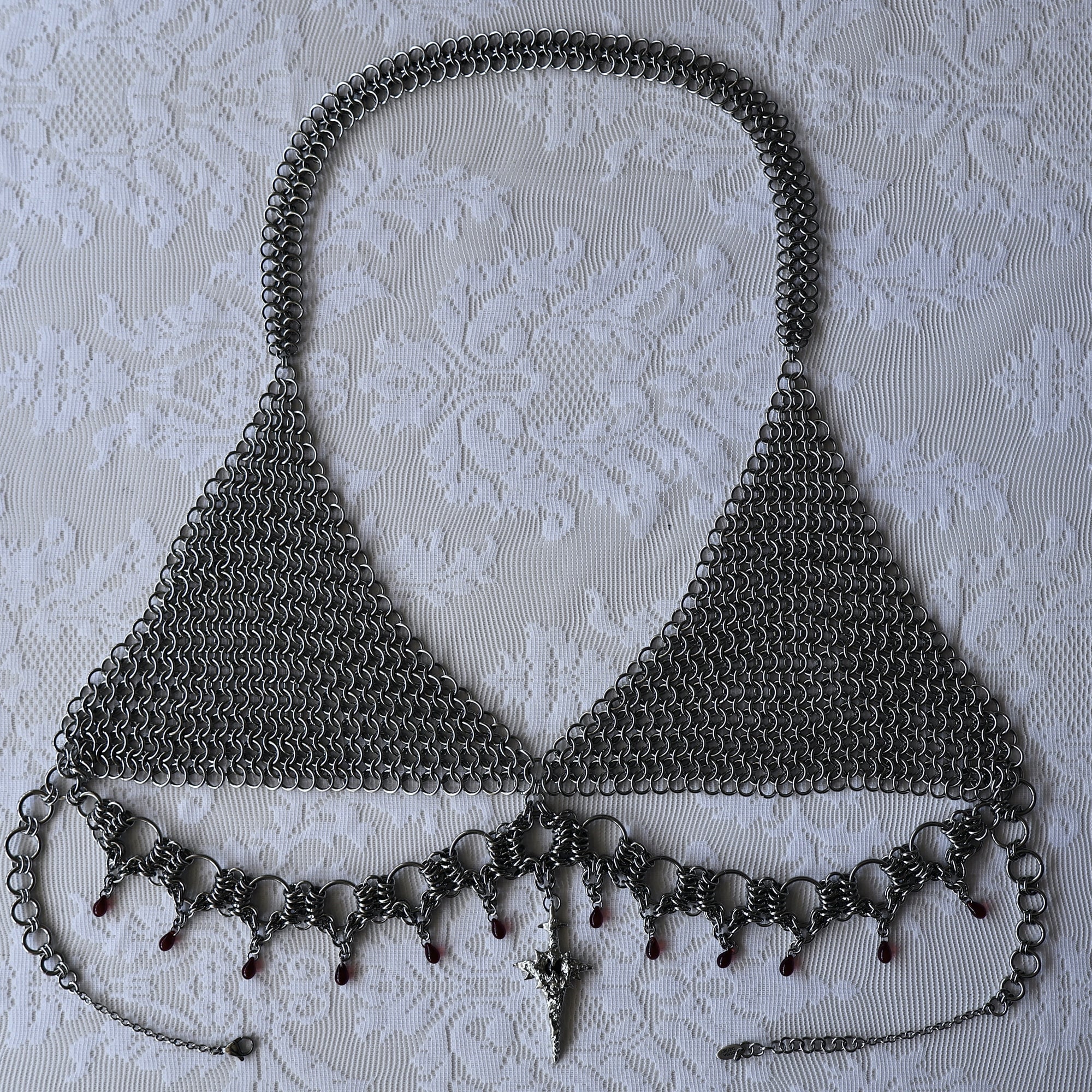 Lovers Sacrifice. Chainmail Bra top.