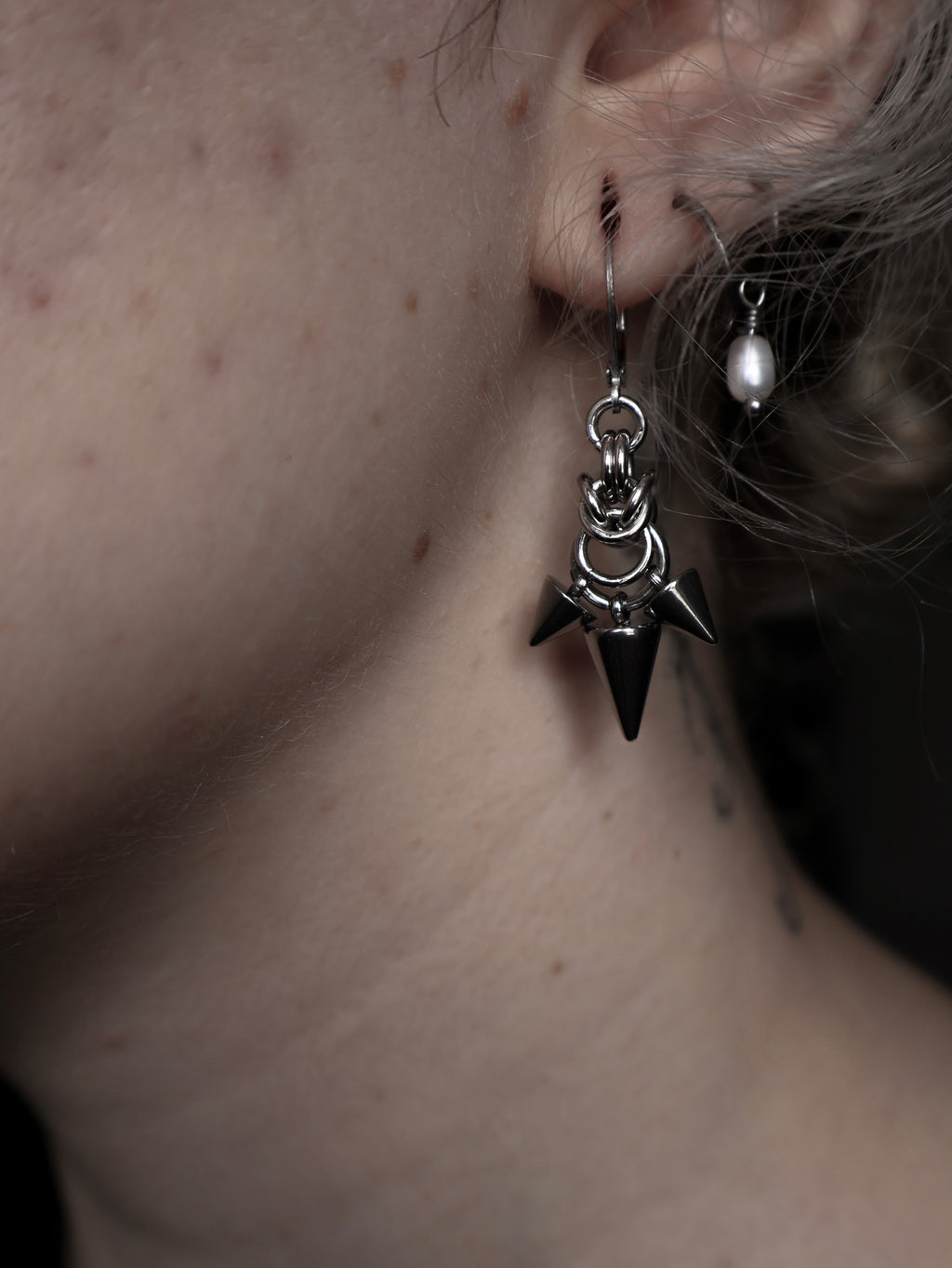 Dainty Spike Earrings.