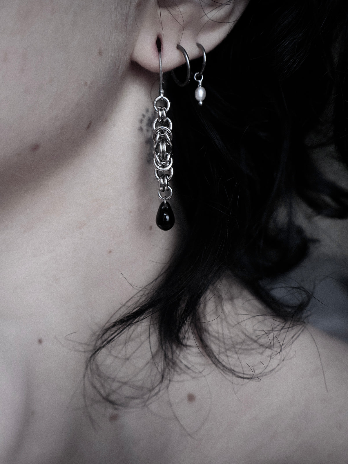 Umbra Droplet Earrings
