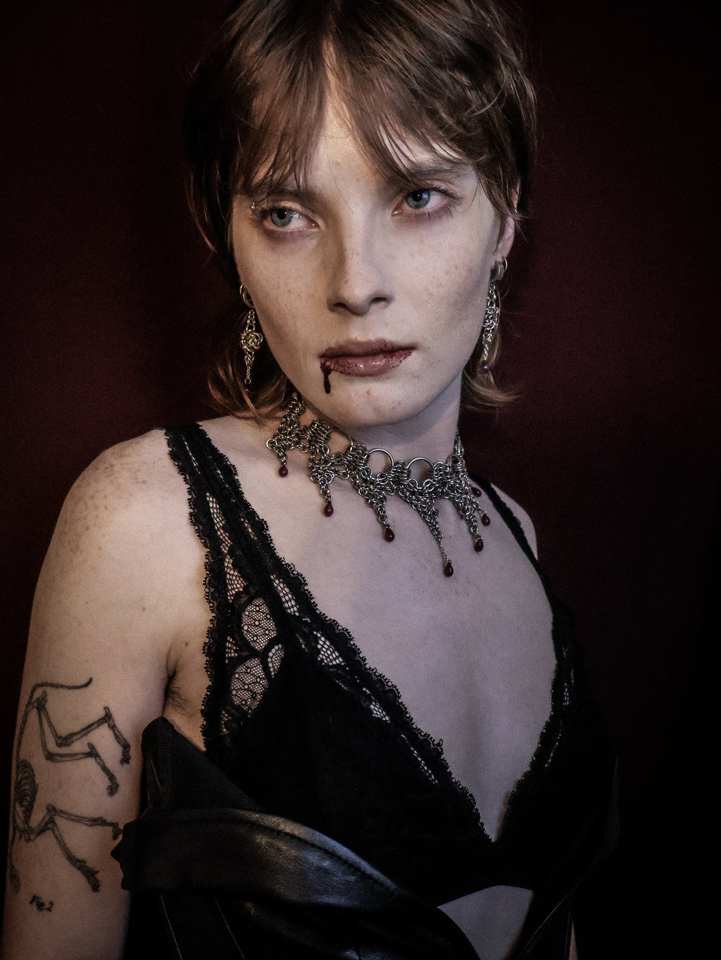 Eternal Desire. Chainmail Choker. MADE-TO-ORDER.