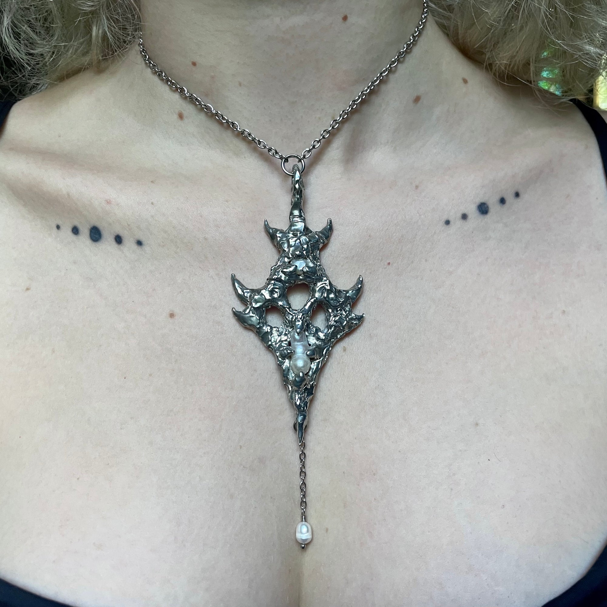 Spire Desire. Soldered Necklace.