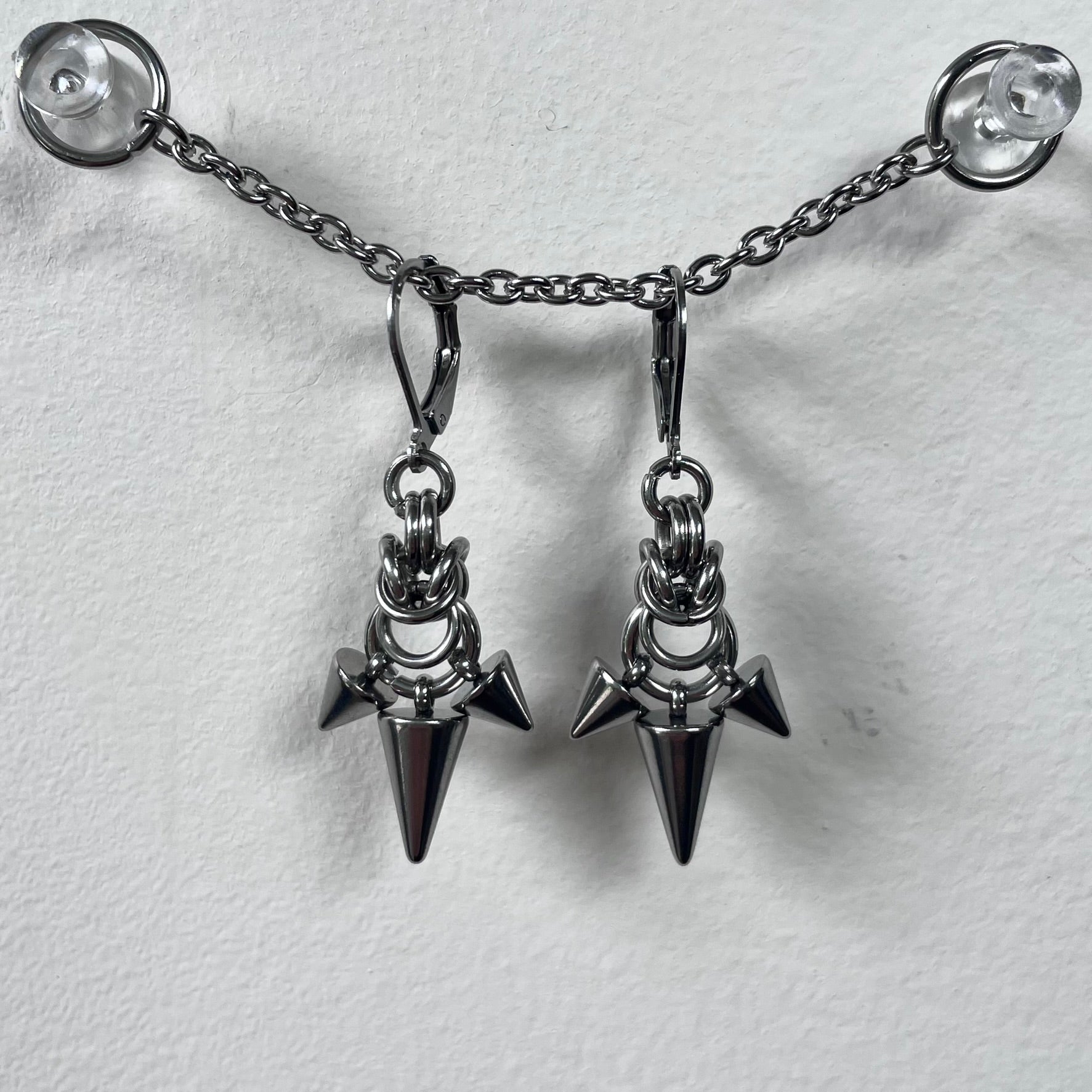 Dainty Spike Earrings.