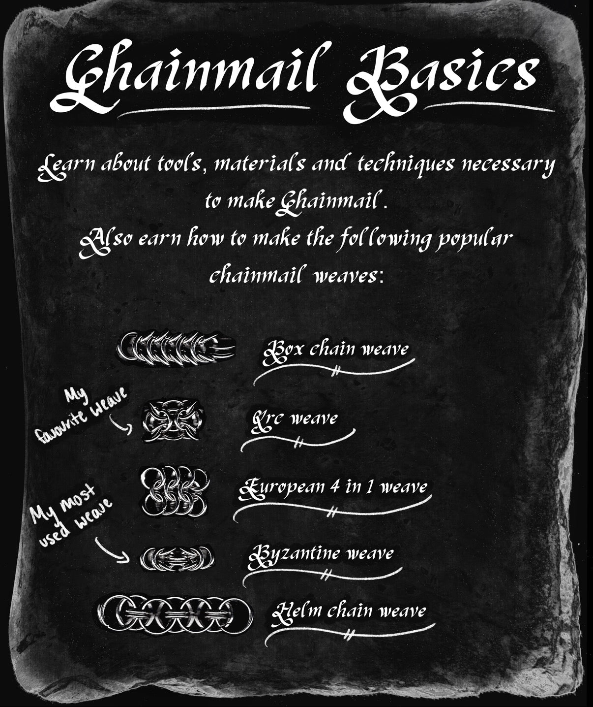 Chainmail Workshop. April 26th.