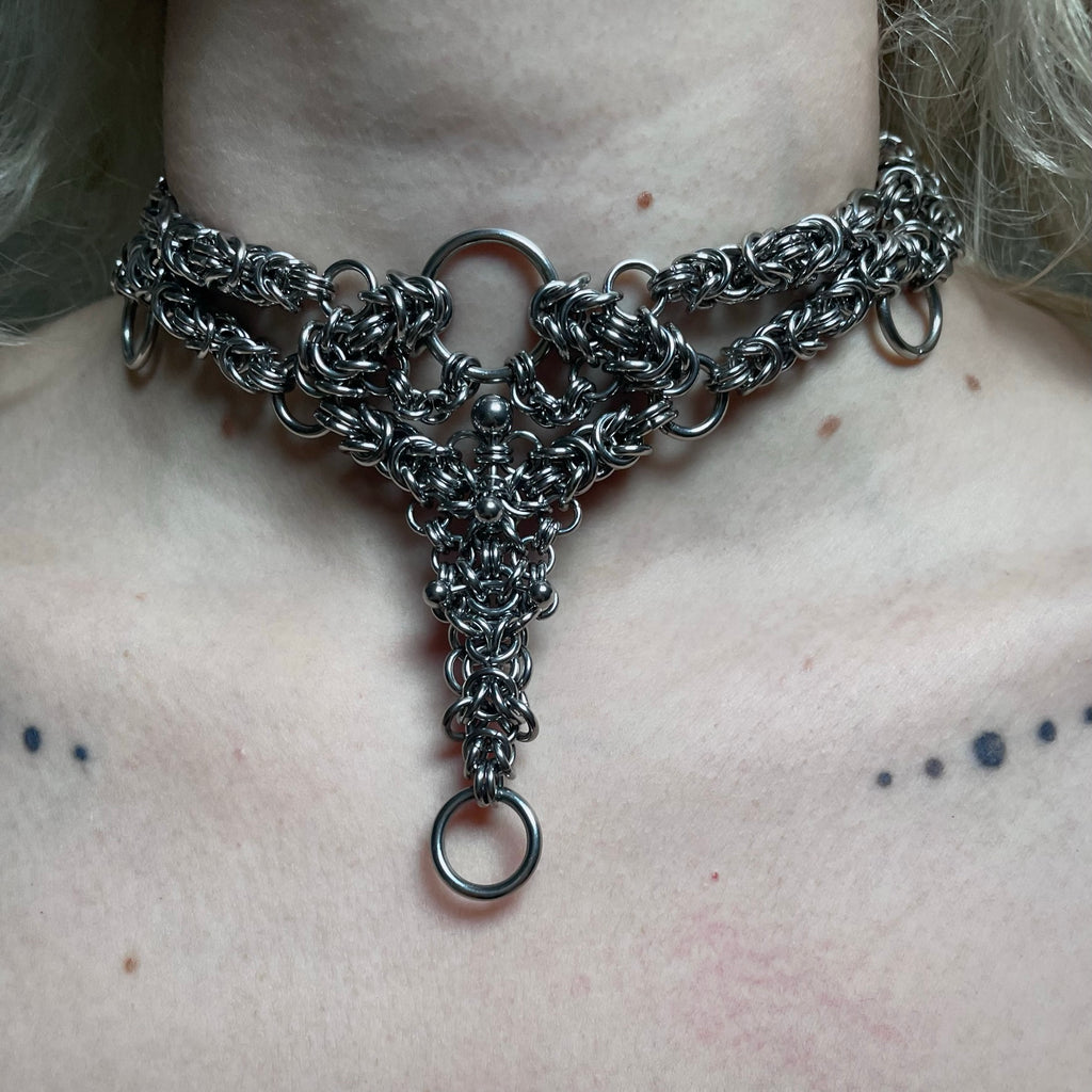 Celestial Cyber. Chainmail Choker.