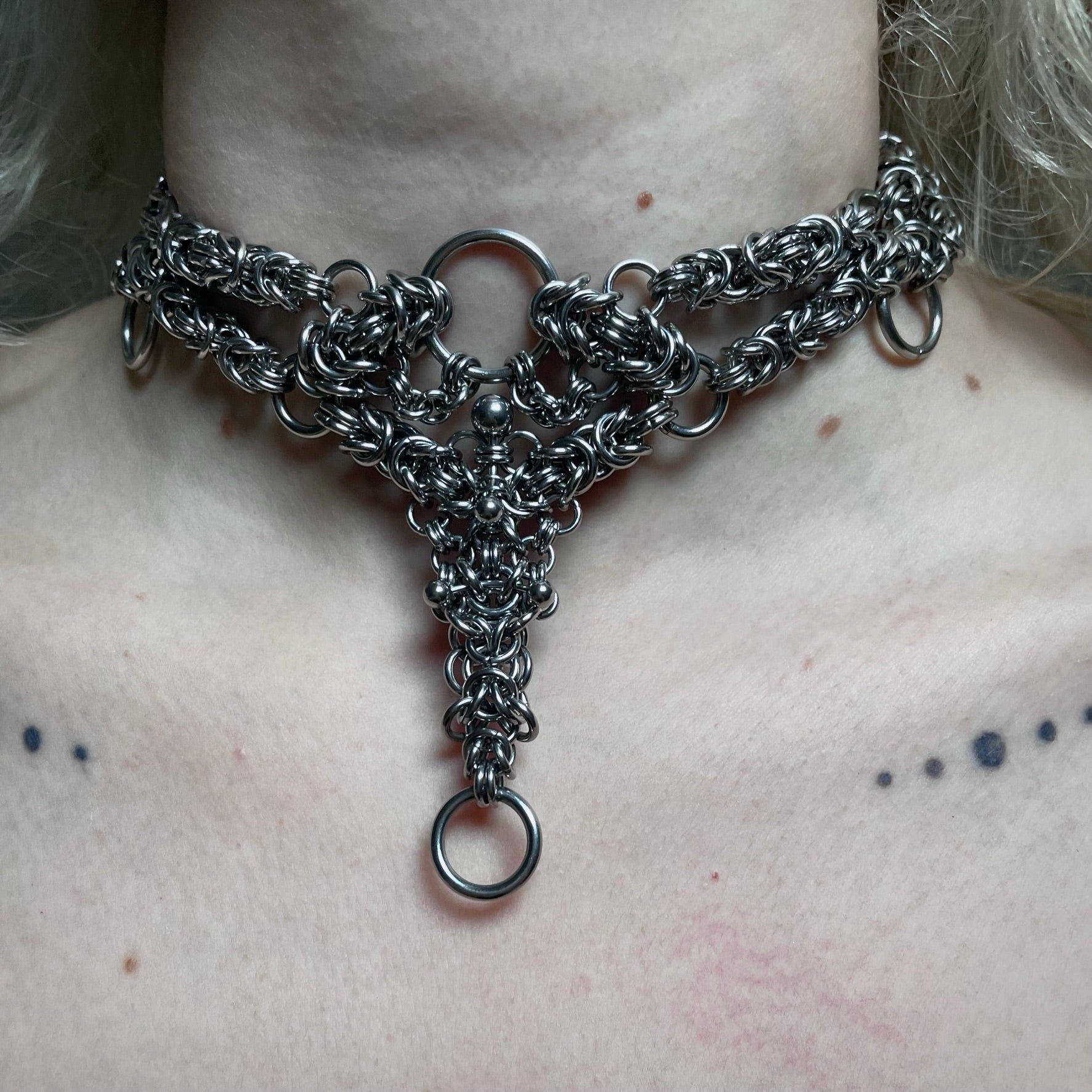 Celestial Cyber. Chainmail Choker.
