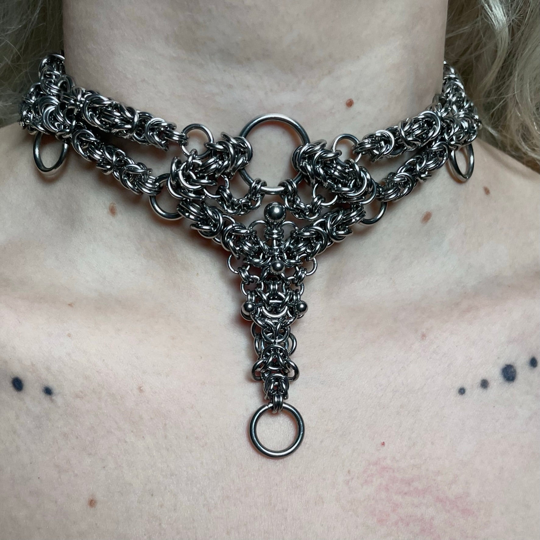 Celestial Cyber. Chainmail Choker.