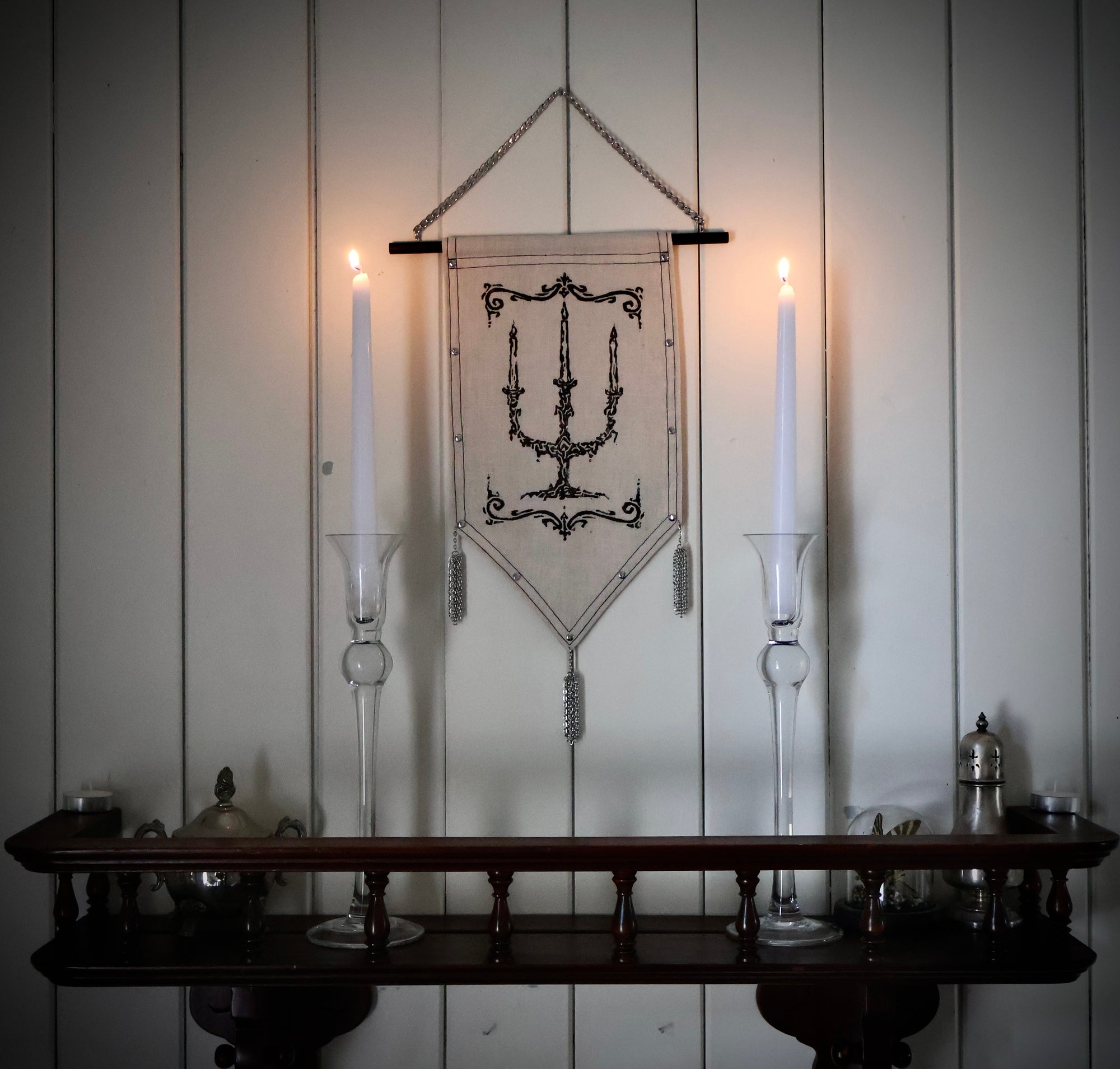 Candelabra Medieval Banner.