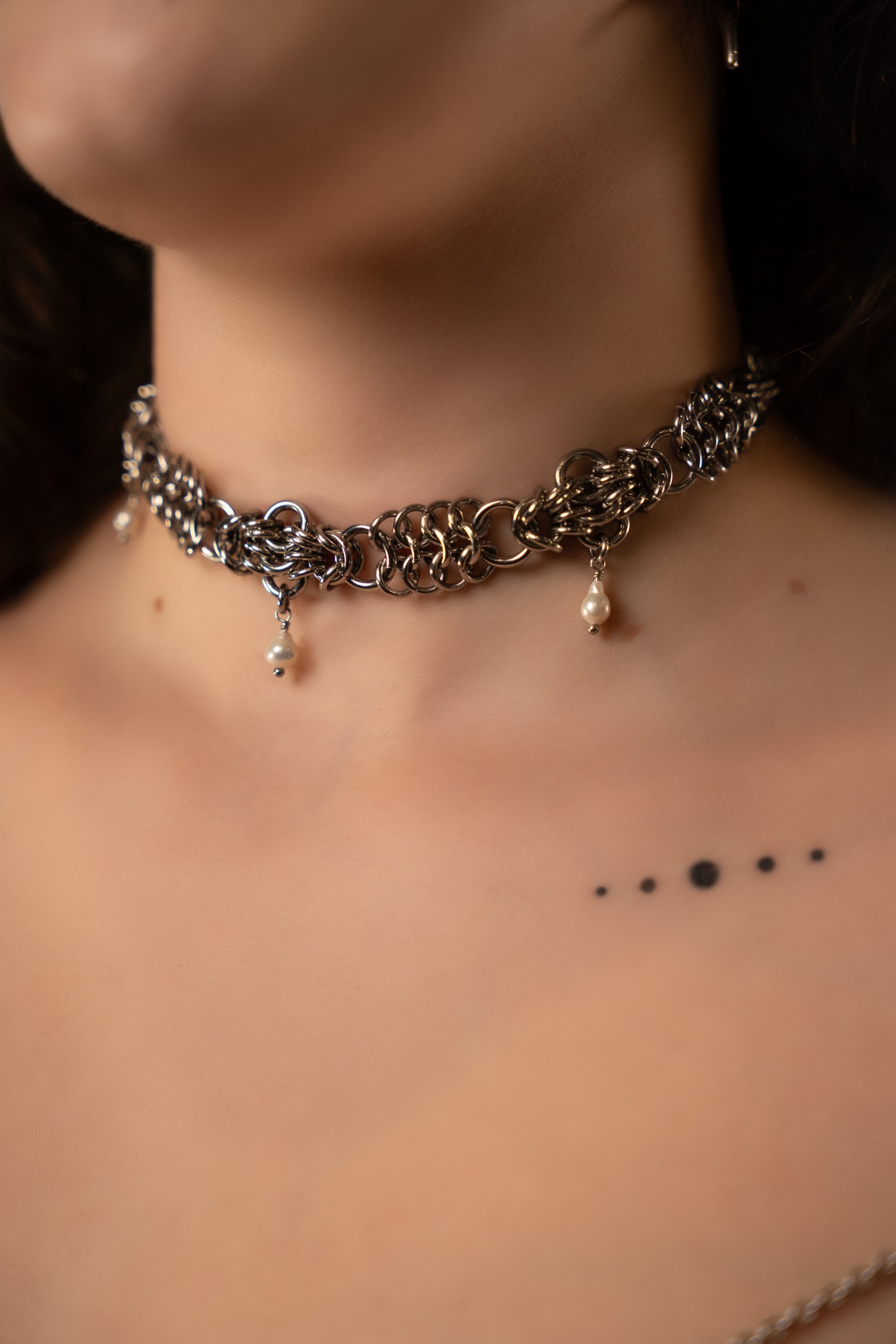 Bonded Chainmail Choker. MADE-TO-ORDER.