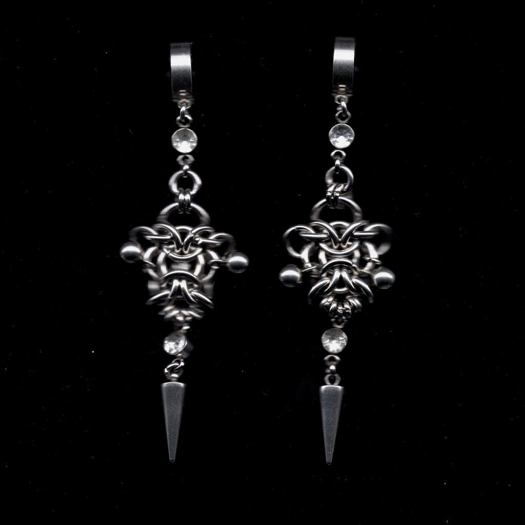Hypnosis. Chainmail Earrings.