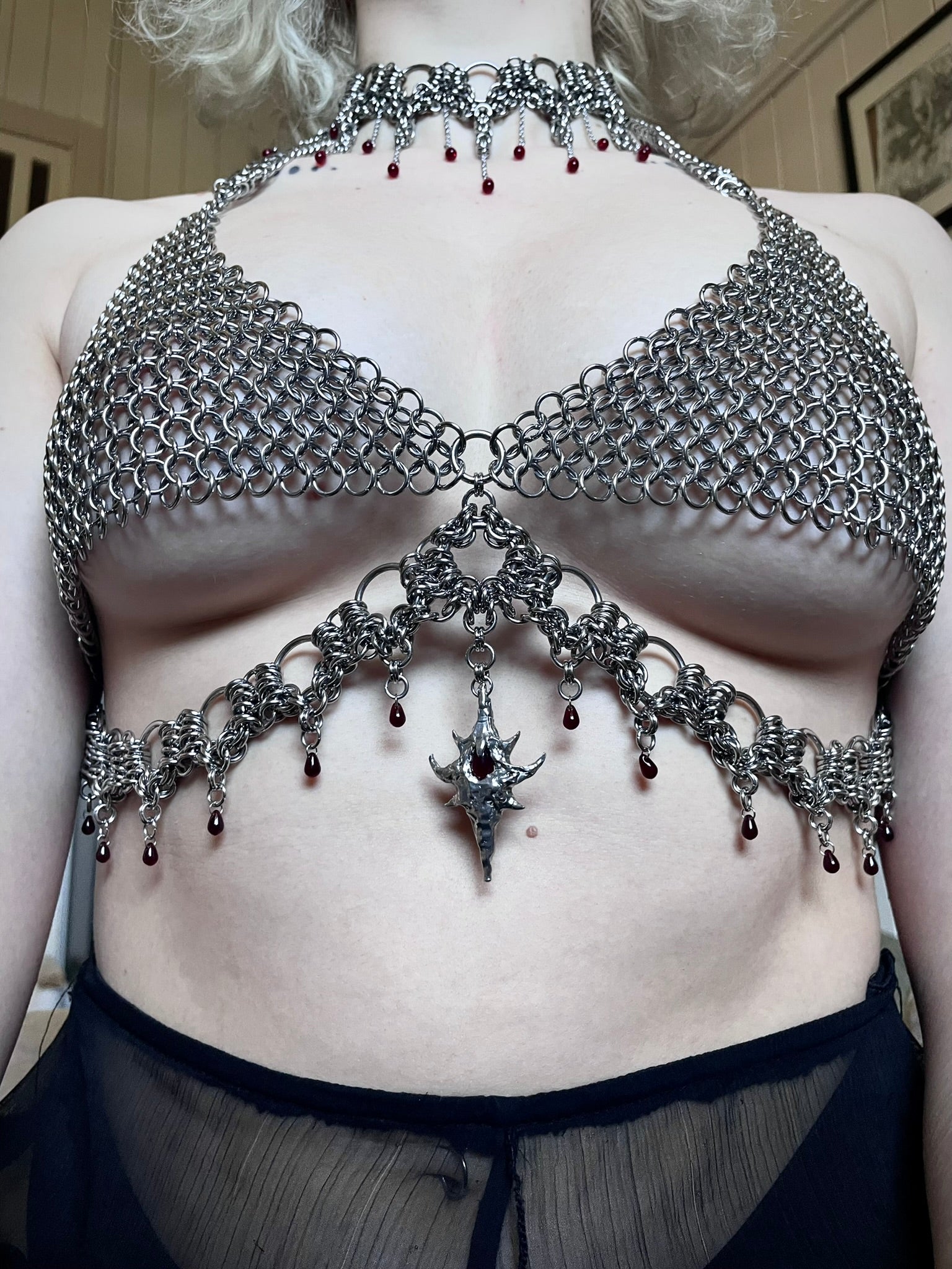 Carmilla. Chainmail Bra Top.
