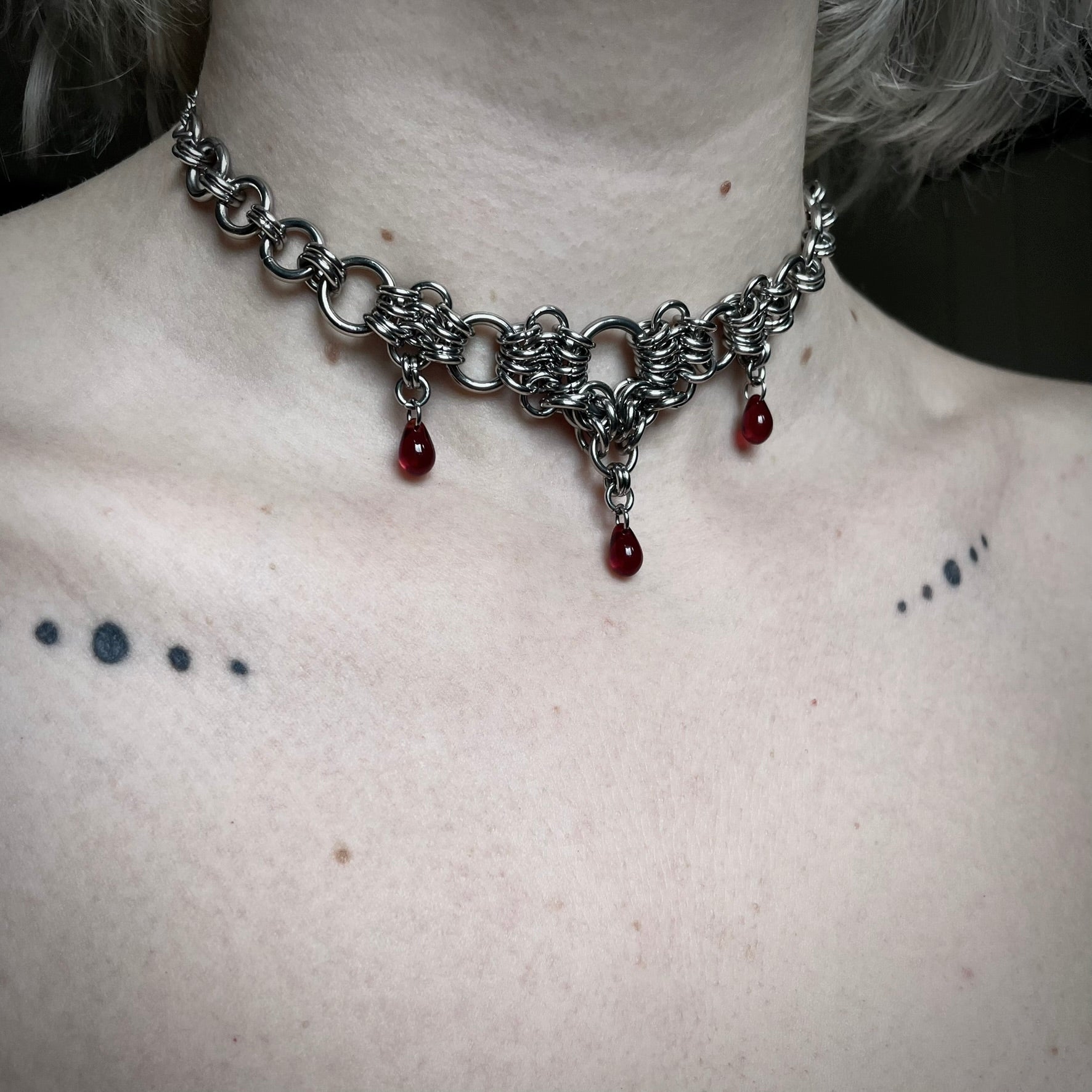 Devotion. Blood Droplet Necklace. MADE-TO-ORDER.
