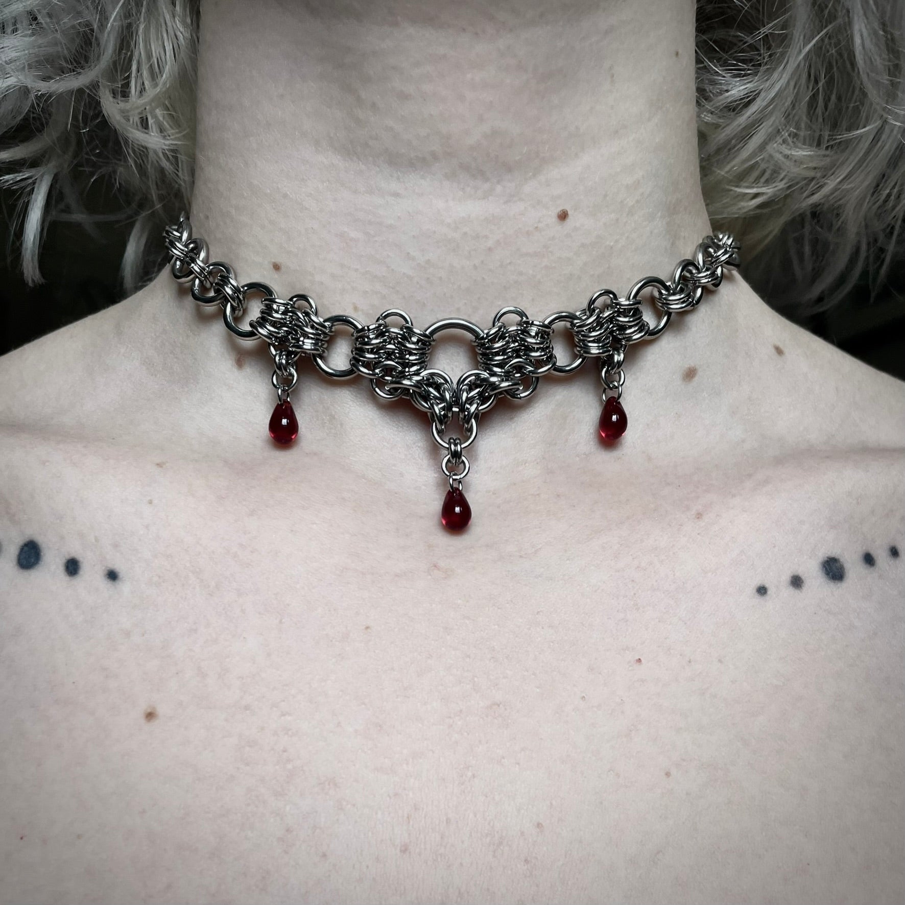 Devotion. Blood Droplet Necklace. MADE-TO-ORDER.