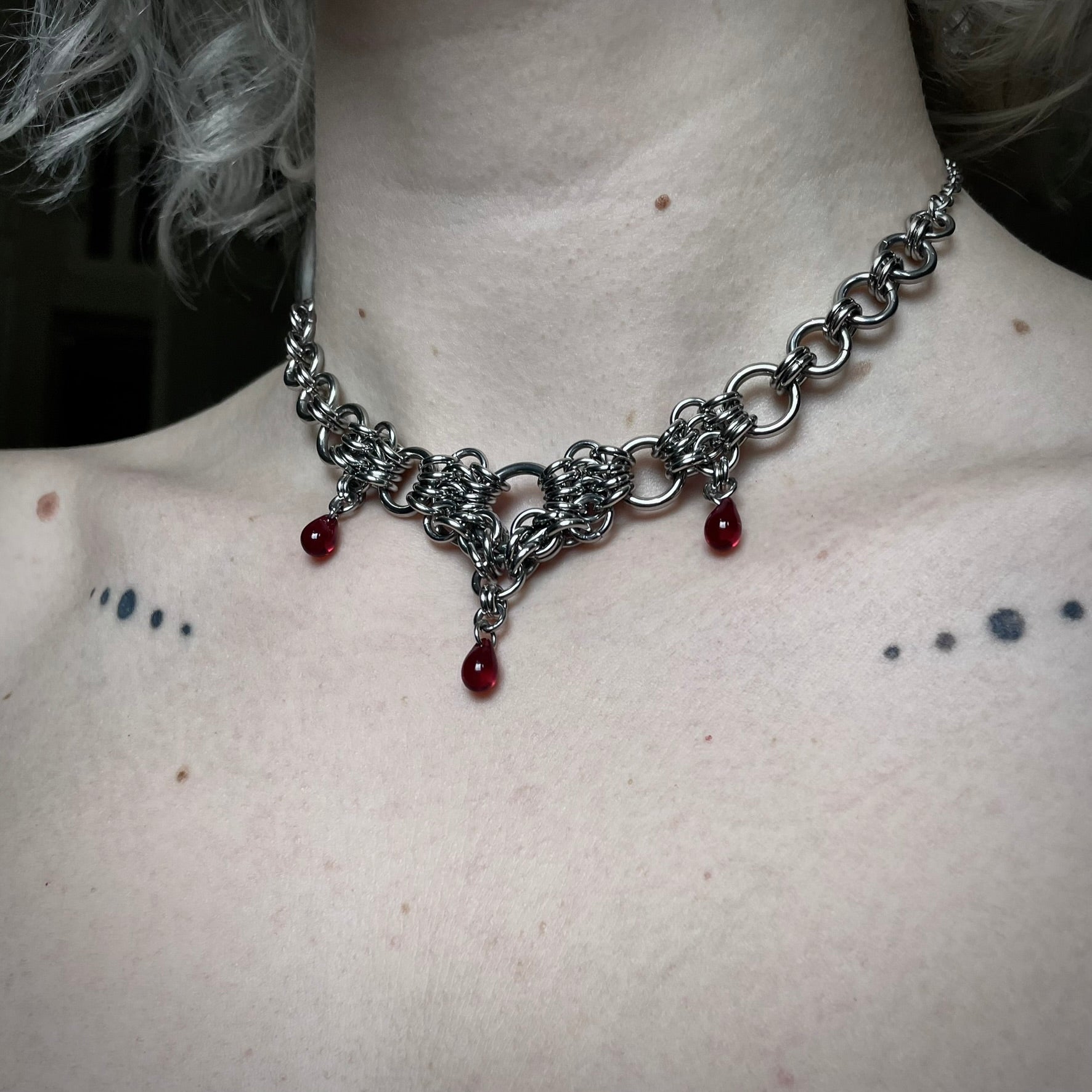 Devotion. Blood Droplet Necklace. MADE-TO-ORDER.