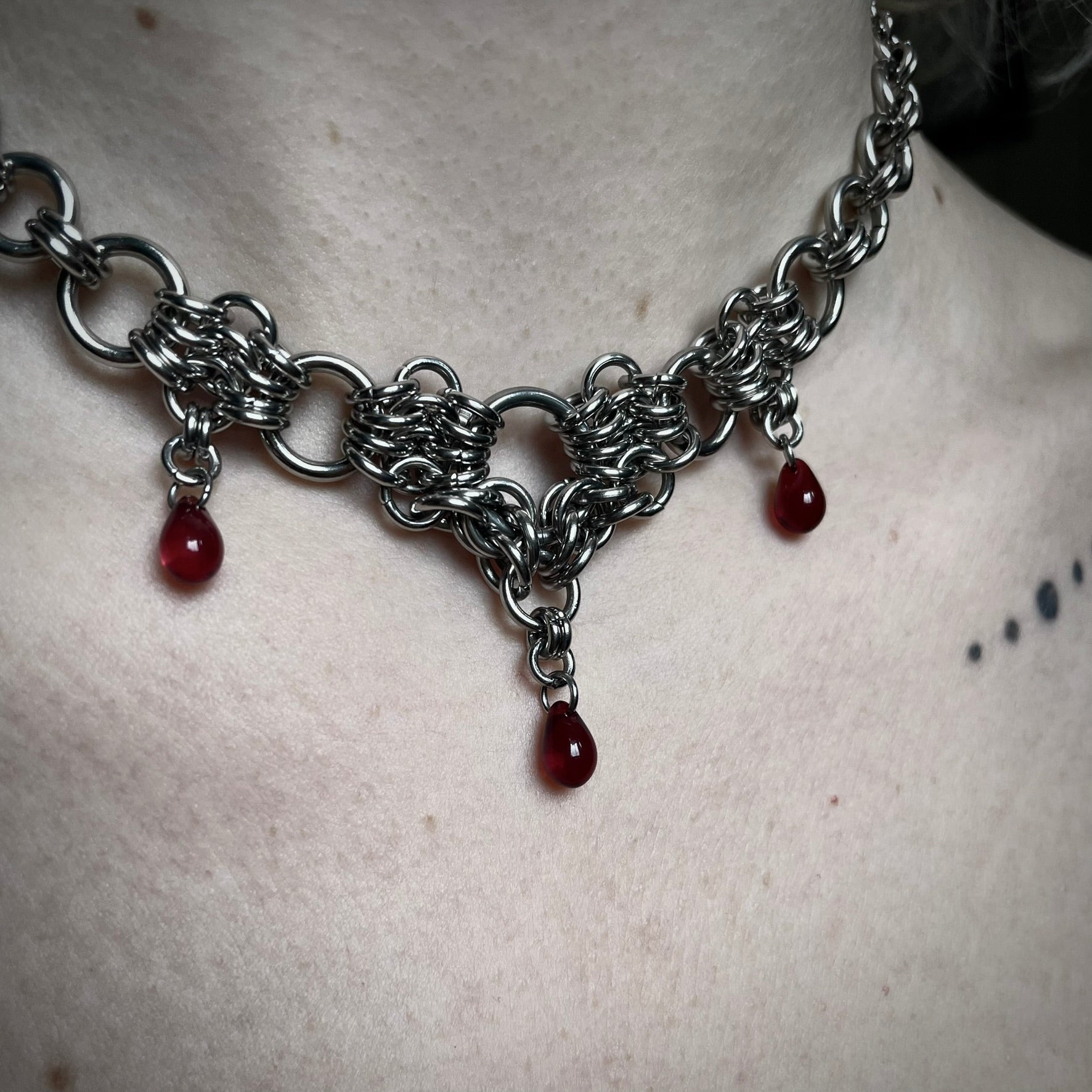 Devotion. Blood Droplet Necklace. MADE-TO-ORDER.