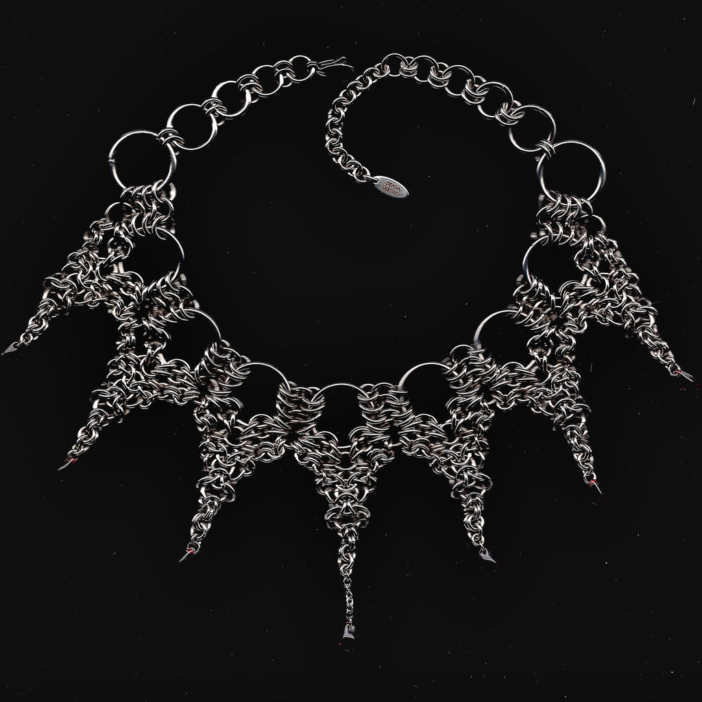 Eternal Desire. Chainmail Choker. MADE-TO-ORDER.
