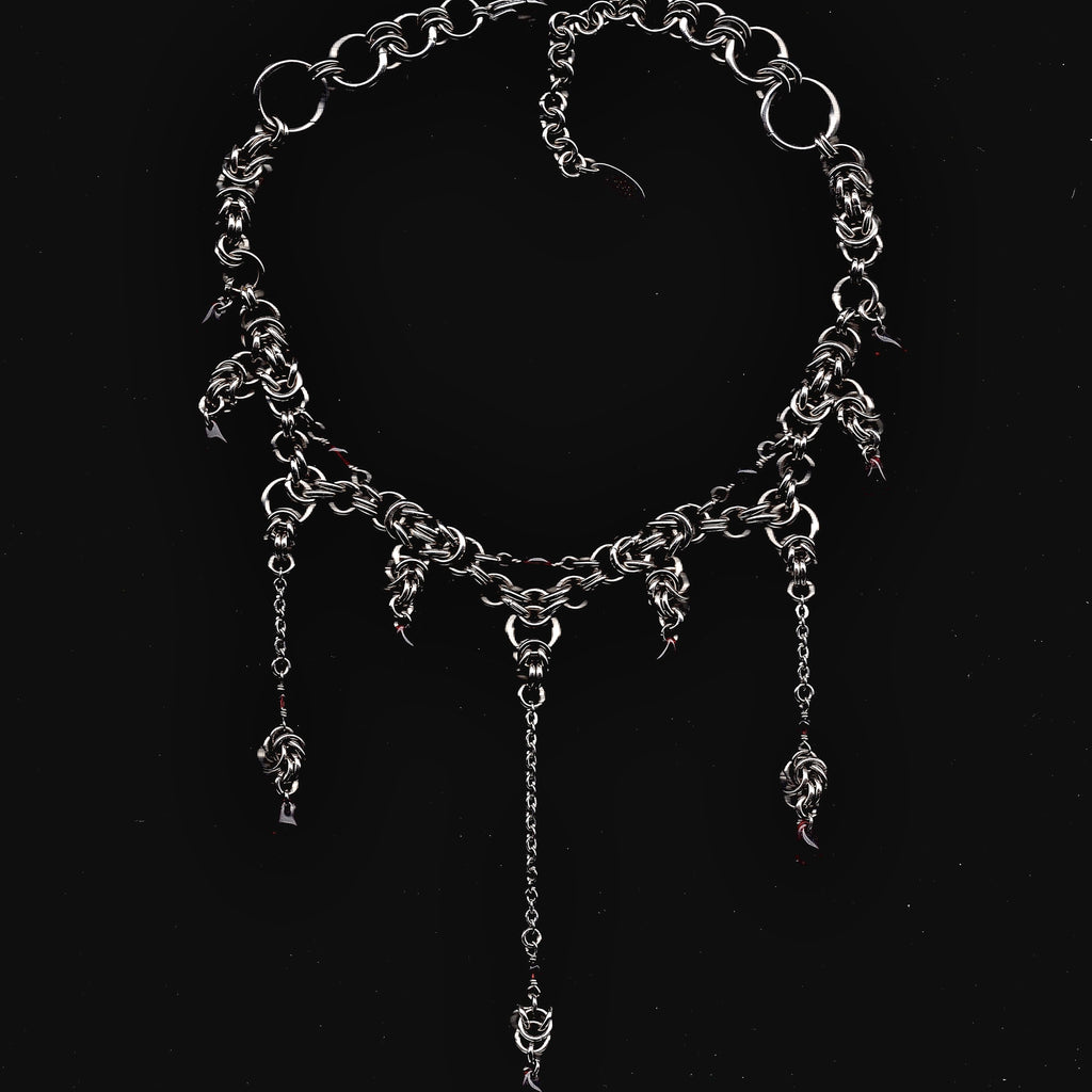 Carnage. Chainmail Choker. MADE-TO-ORDER.