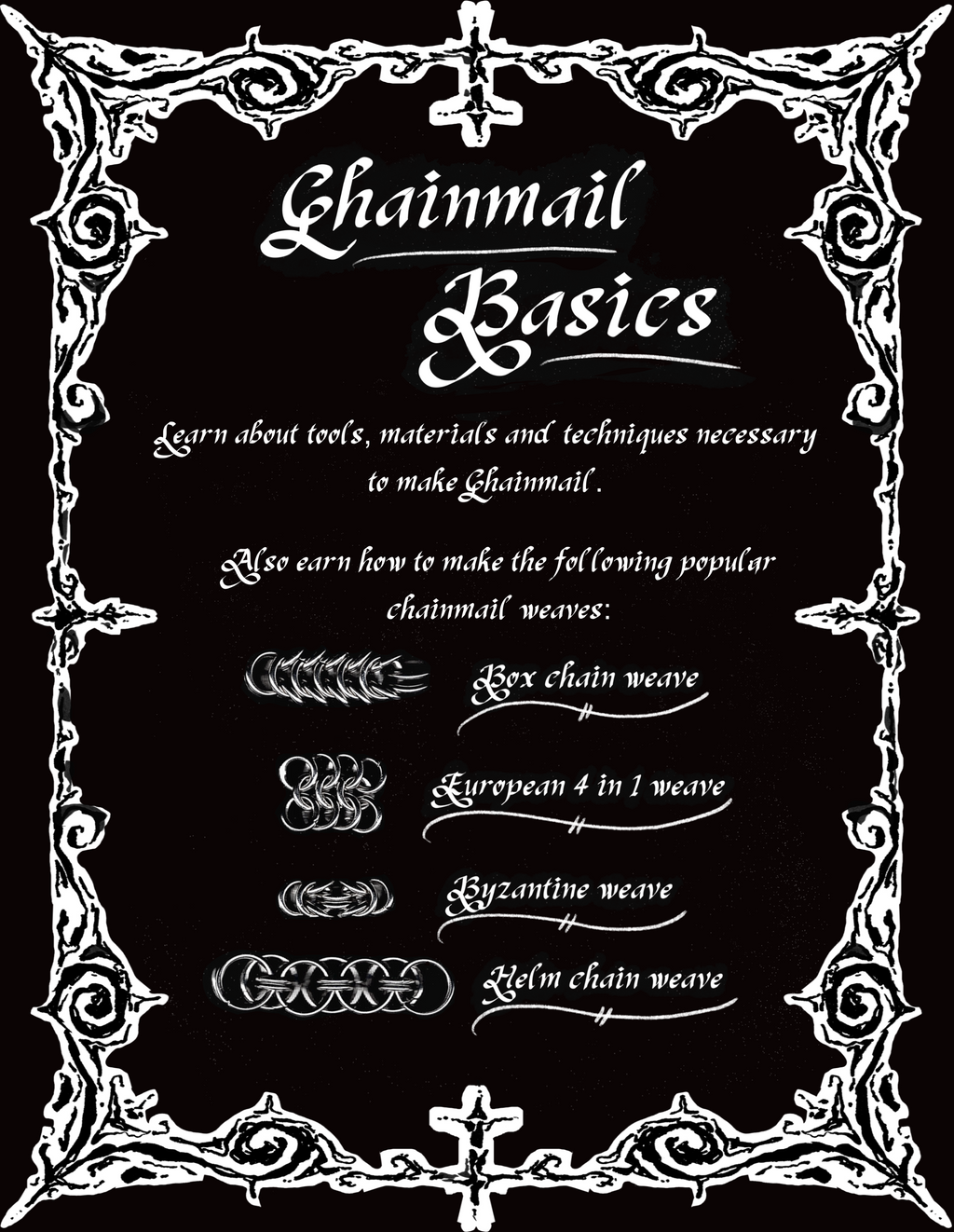 Chainmail Workshop. MAY 31st