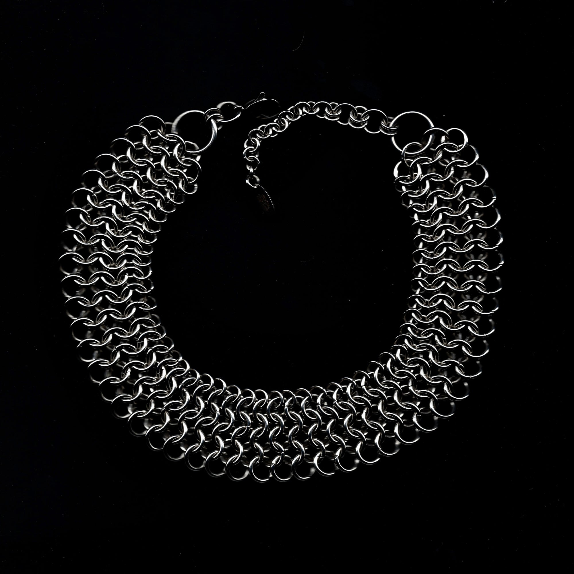 Serpentine Armour. Chainmail Choker. MADE-TO-ORDER.