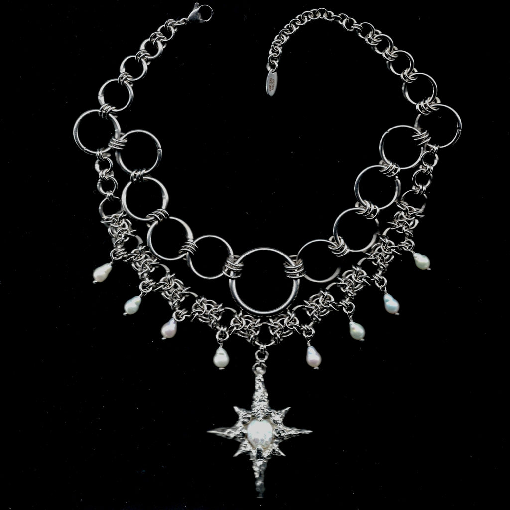 Celestial Fate. Chainmail Choker.