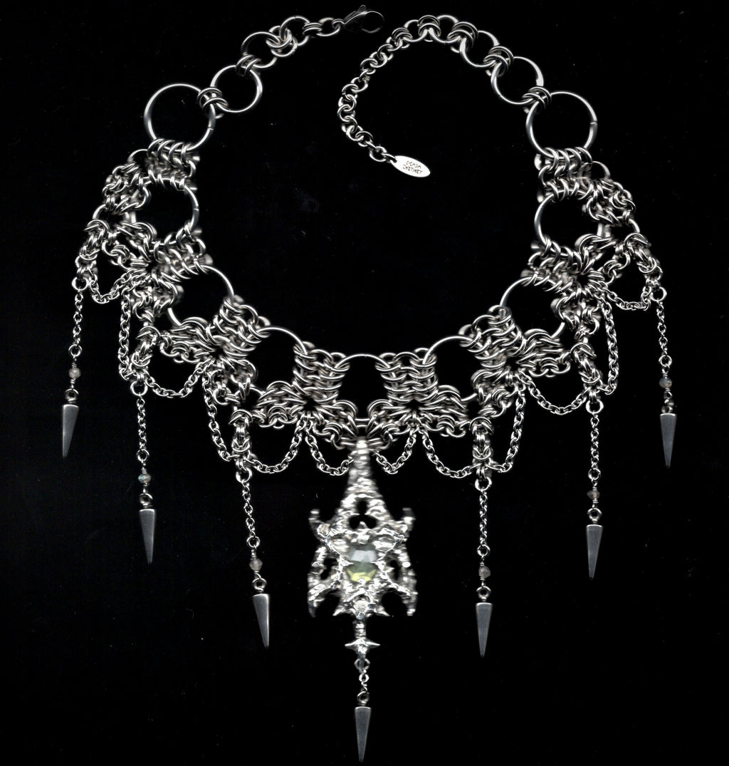 Labradorite Cathedral Choker.