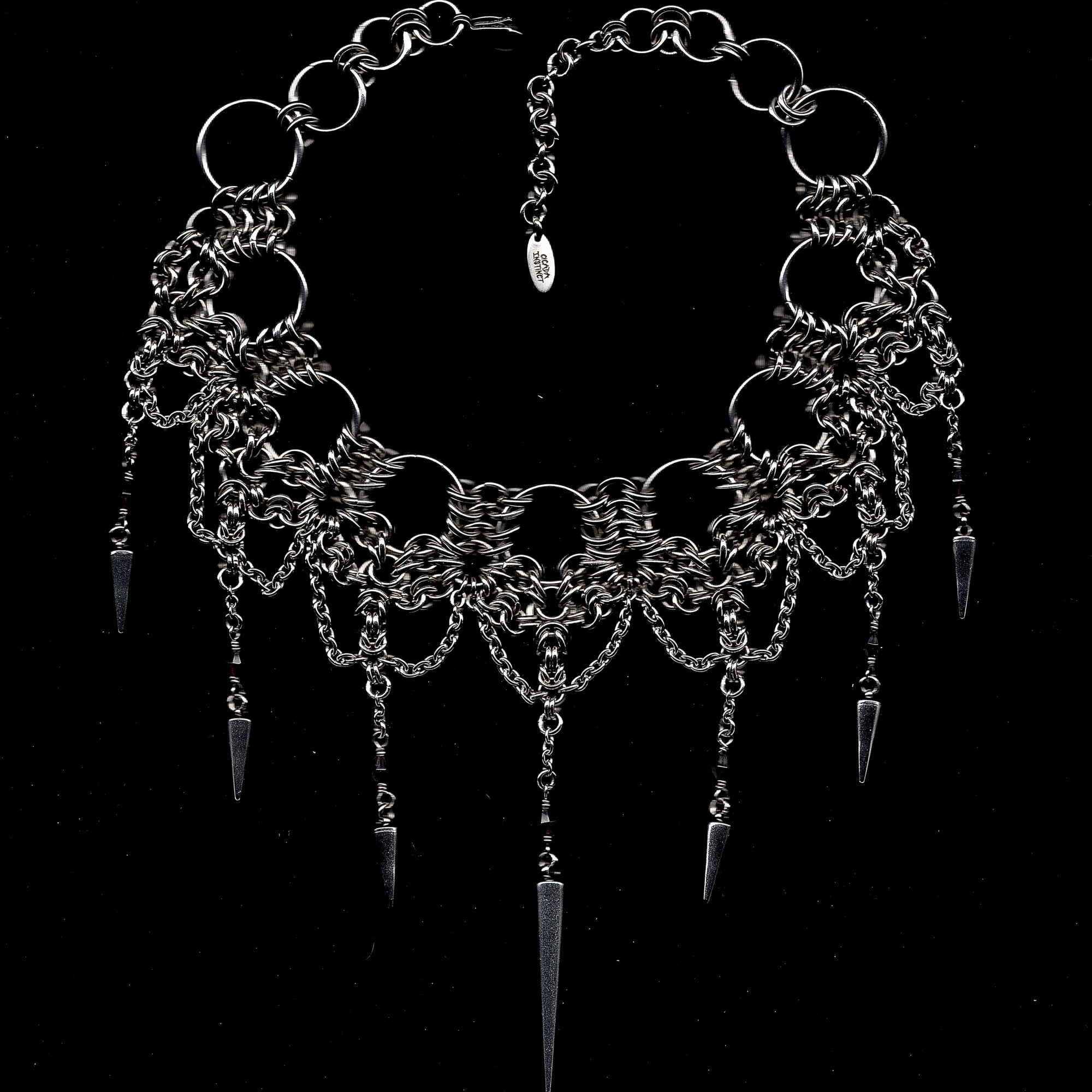 'Charlotte' Garnet Cathedral Choker.